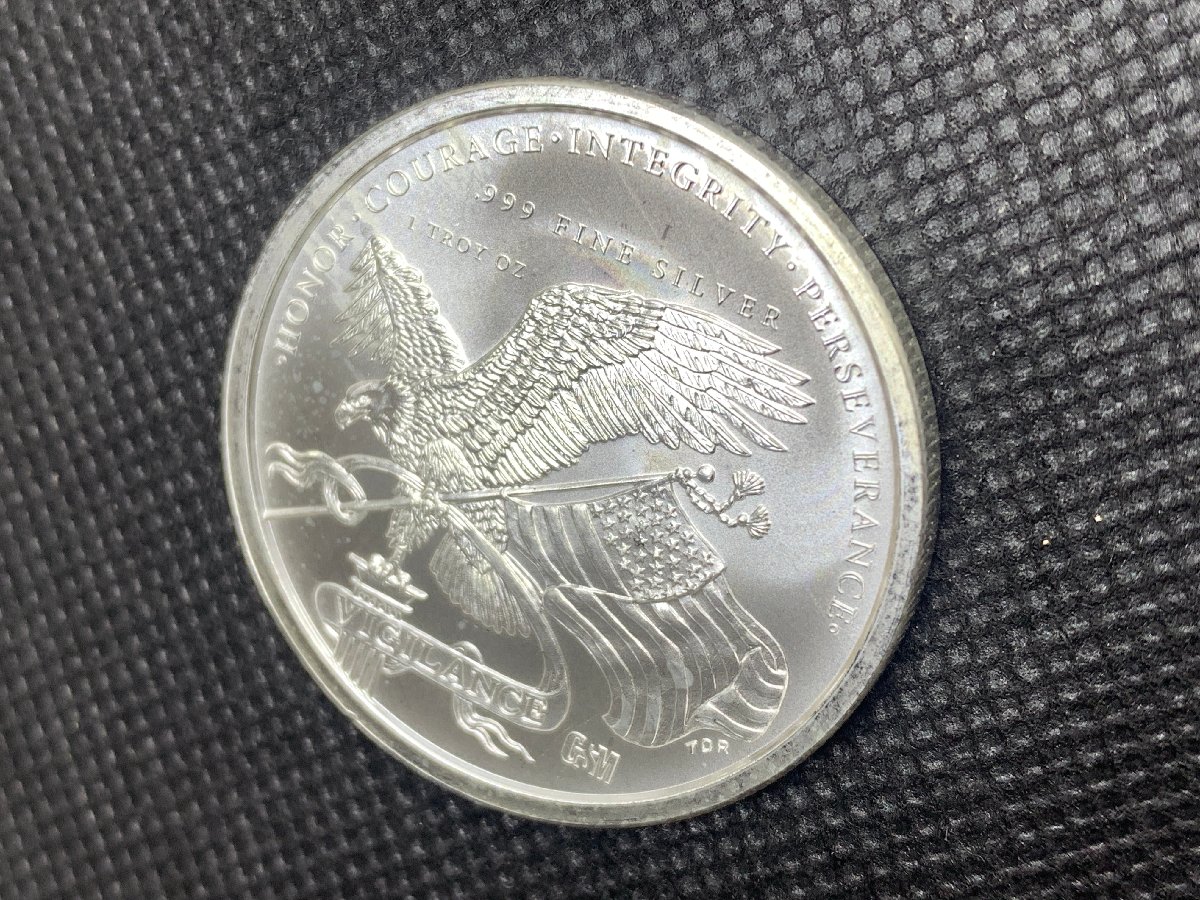 (新品) アメリカ「ドナルド・J・トランプ大統領」純銀 1オンス メダル #7632 - 画像 (4)