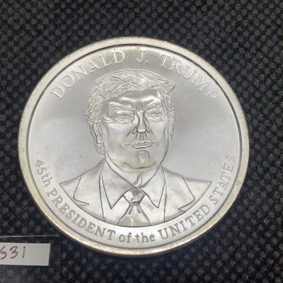 (新品) アメリカ「ドナルド・J・トランプ大統領」純銀 1オンス メダル #7631