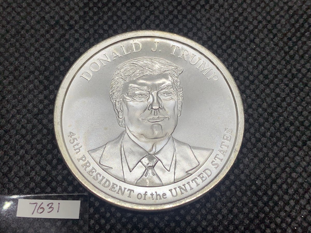 (新品) アメリカ「ドナルド・J・トランプ大統領」純銀 1オンス メダル #7631