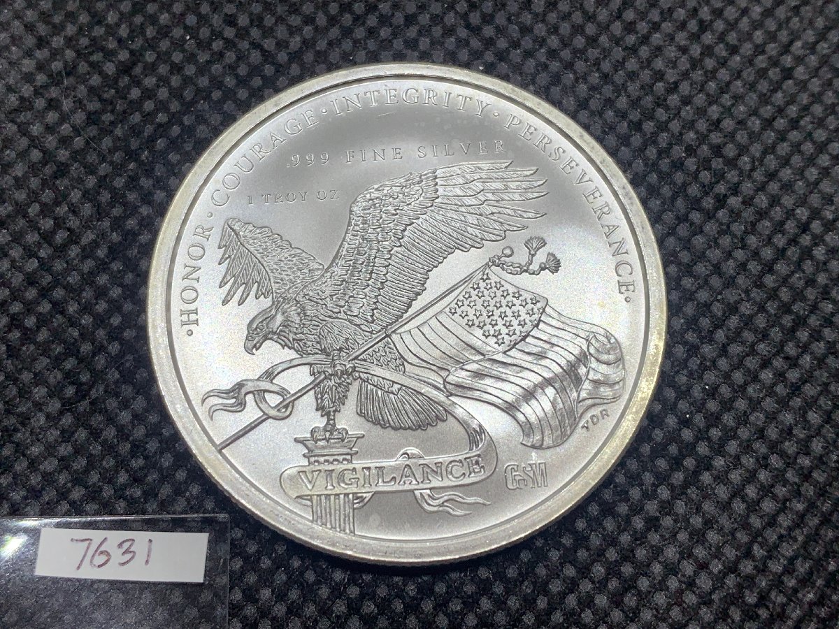 (新品) アメリカ「ドナルド・J・トランプ大統領」純銀 1オンス メダル #7631 - 画像 (2)