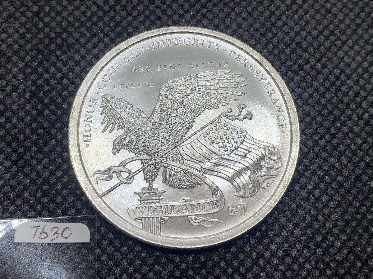 (新品) アメリカ「ドナルド・J・トランプ大統領」純銀 1オンス メダル #7630 - 画像 (2)