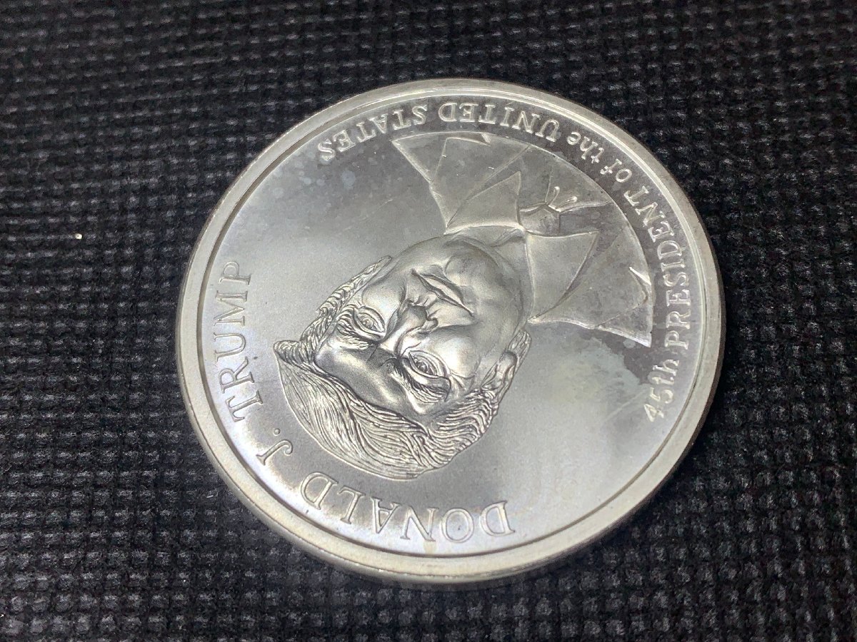 (新品) アメリカ「ドナルド・J・トランプ大統領」純銀 1オンス メダル #7630 - 画像 (5)