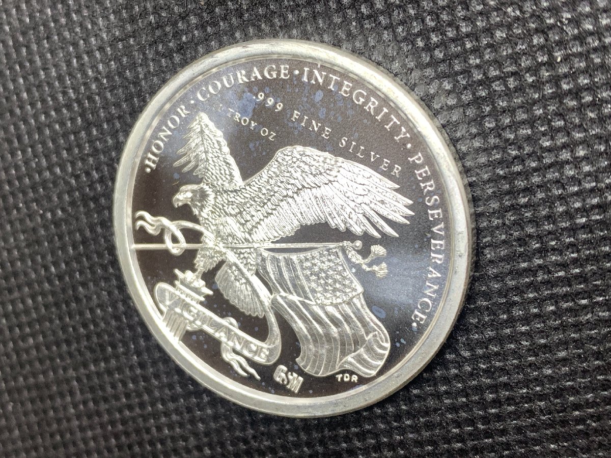 (新品) アメリカ「ドナルド・J・トランプ大統領」純銀 1オンス メダル #7599 - 画像 (4)