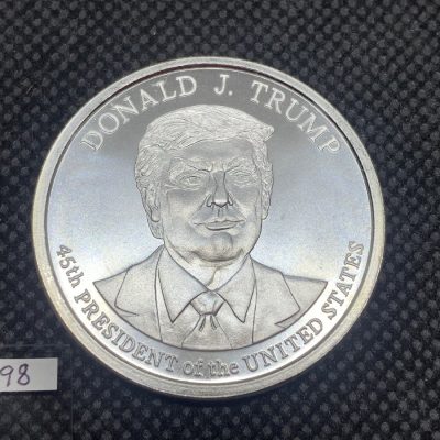 (新品) アメリカ「ドナルド・J・トランプ大統領」純銀 1オンス メダル #7598