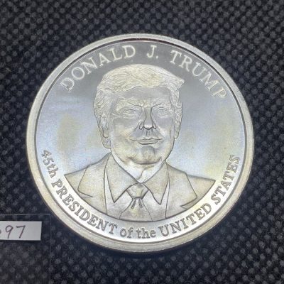 (新品) アメリカ「ドナルド・J・トランプ大統領」純銀 1オンス メダル #7597
