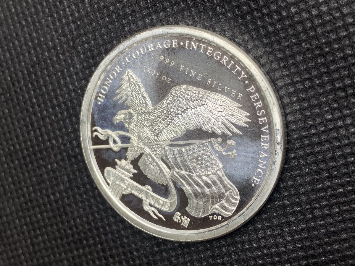 (新品) アメリカ「ドナルド・J・トランプ大統領」純銀 1オンス メダル #7597 - 画像 (4)