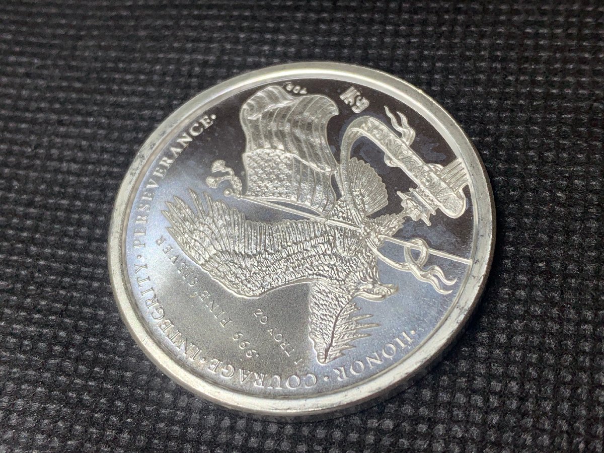 (新品) アメリカ「ドナルド・J・トランプ大統領」純銀 1オンス メダル #7597 - 画像 (6)