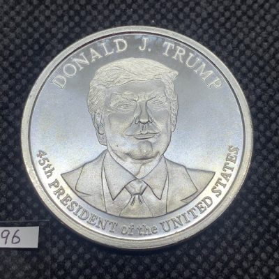 (新品) アメリカ「ドナルド・J・トランプ大統領」純銀 1オンス メダル #7596