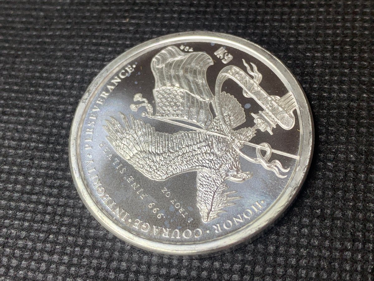 (新品) アメリカ「ドナルド・J・トランプ大統領」純銀 1オンス メダル #7595 - 画像 (6)