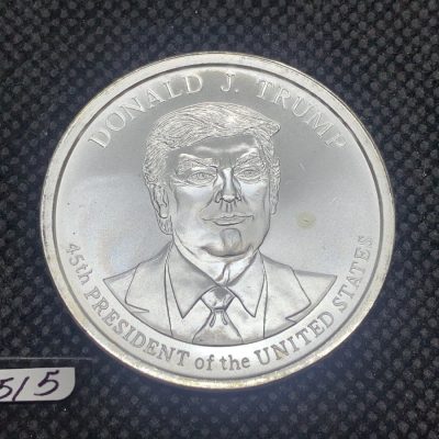 (New) USA「President Donald J. Trump」Silver 1 oz Coin #7515