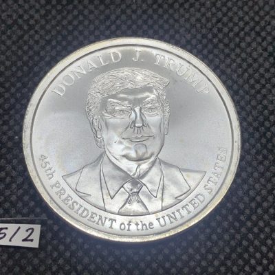 (新品) アメリカ「ドナルド・J・トランプ大統領」純銀 1オンス メダル #7512