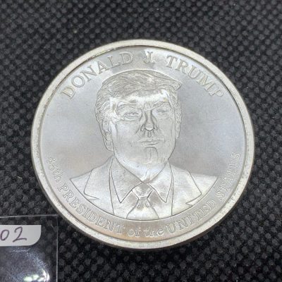 (新品) アメリカ「ドナルド・J・トランプ大統領」純銀 1オンス メダル #7302