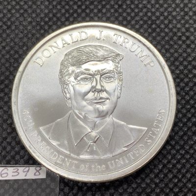 (新品) アメリカ「ドナルド・J・トランプ大統領」純銀 1オンス メダル #6398