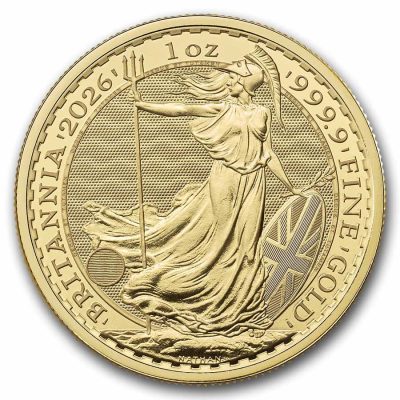 2026年 (新品) イギリス「ブリタニア」純金 1オンス 金貨
