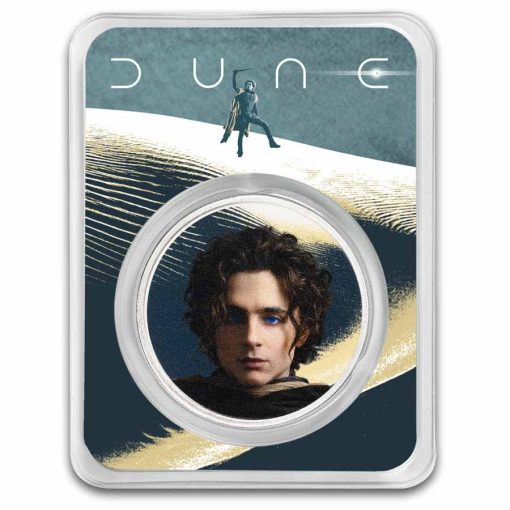 (新品) アメリカ「DUNE/デューン・青瞳・ポール」純銀 1オンス カラー メダル