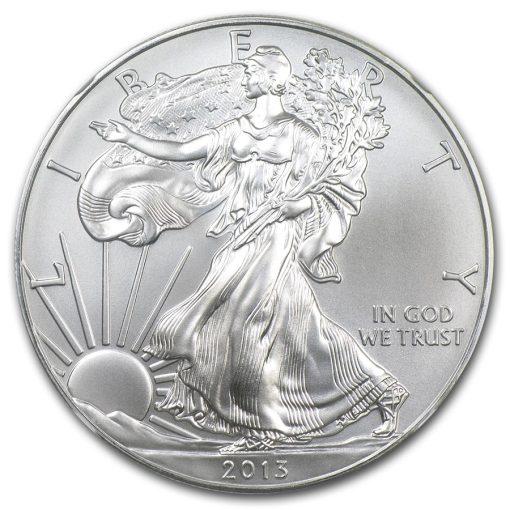 2013 (New) American Eagle Walking Liberty Silver 1 oz Coin NGC MS70 (Early Releases) - Image 2