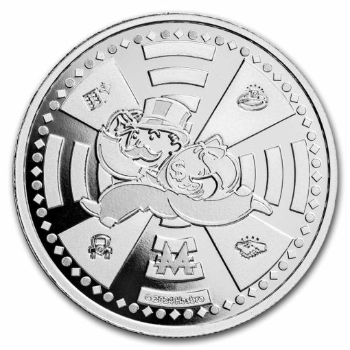 2024年 (新品) サモア「モノポリーおじさん」純銀 1オンス 銀貨