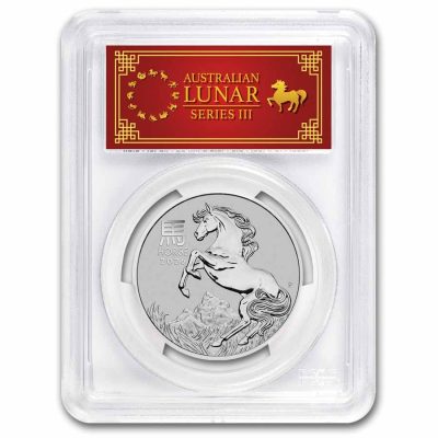 2026 (New) Australian Year of the Horse Lunar Platinum 1 oz Coin PCGS MS70 (FirstStrike, Red Label)