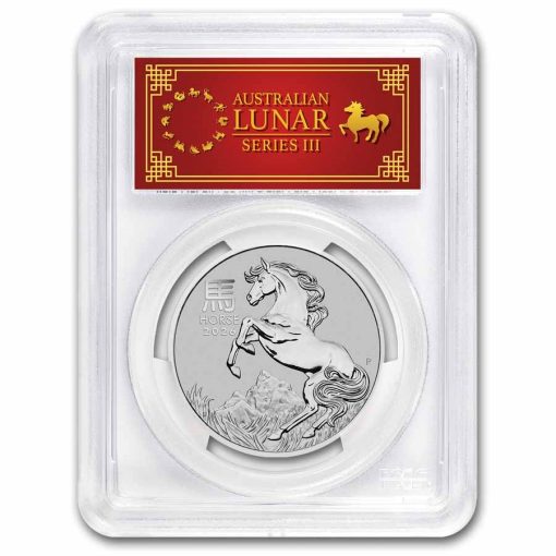 2026 (New) Australian Year of the Horse Lunar Platinum 1 oz Coin PCGS MS70 (FirstStrike, Red Label)
