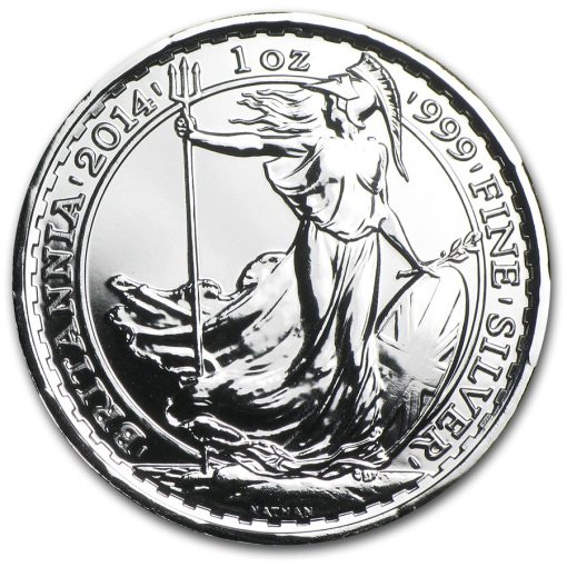 2014 (New) England Britannia Silver 1 oz Coin With Year of the Horse Privy Mark