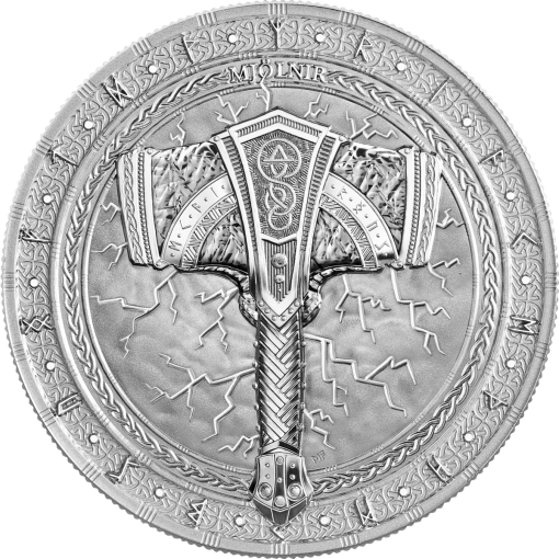 2025 (New) Germania Artefacts Mjölnir Silver 1 oz Coin