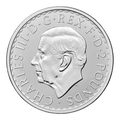 2023年 (新品) イギリス「ブリタニア」純銀 1オンス 銀貨 (エリザベス2