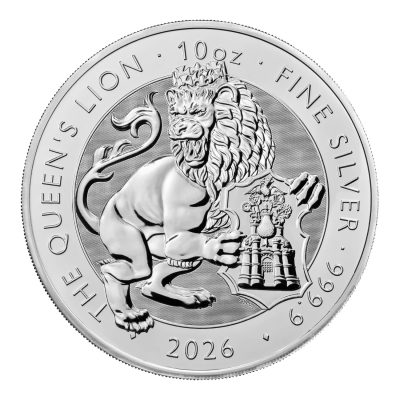 2026 (New) Great Britain The Royal Tudor Beasts The Queen's Lion Silver 10 oz Coin