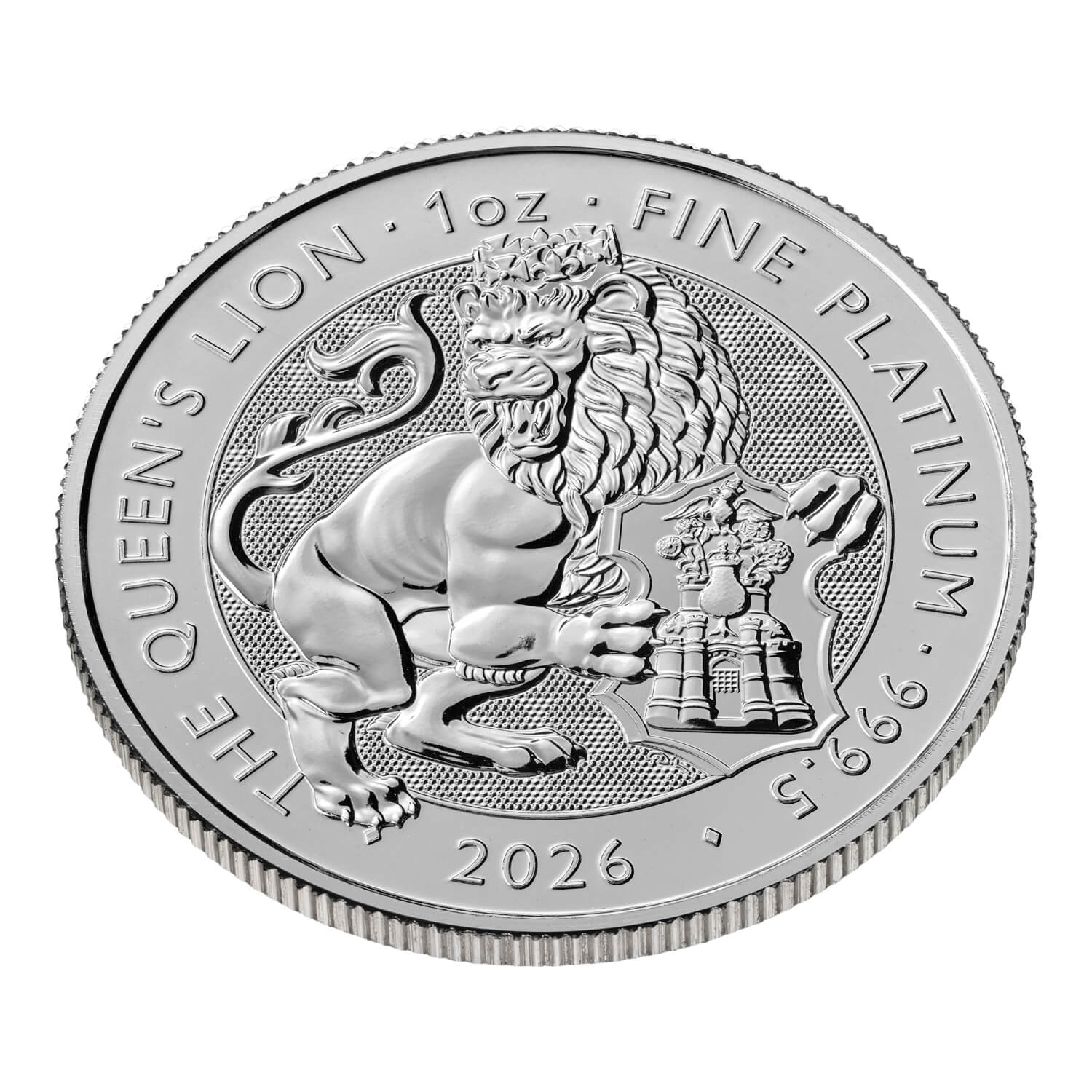 2026 (New) Great Britain The Royal Tudor Beasts The Queen’s Lion Platinum 1 oz Coin - Image 3