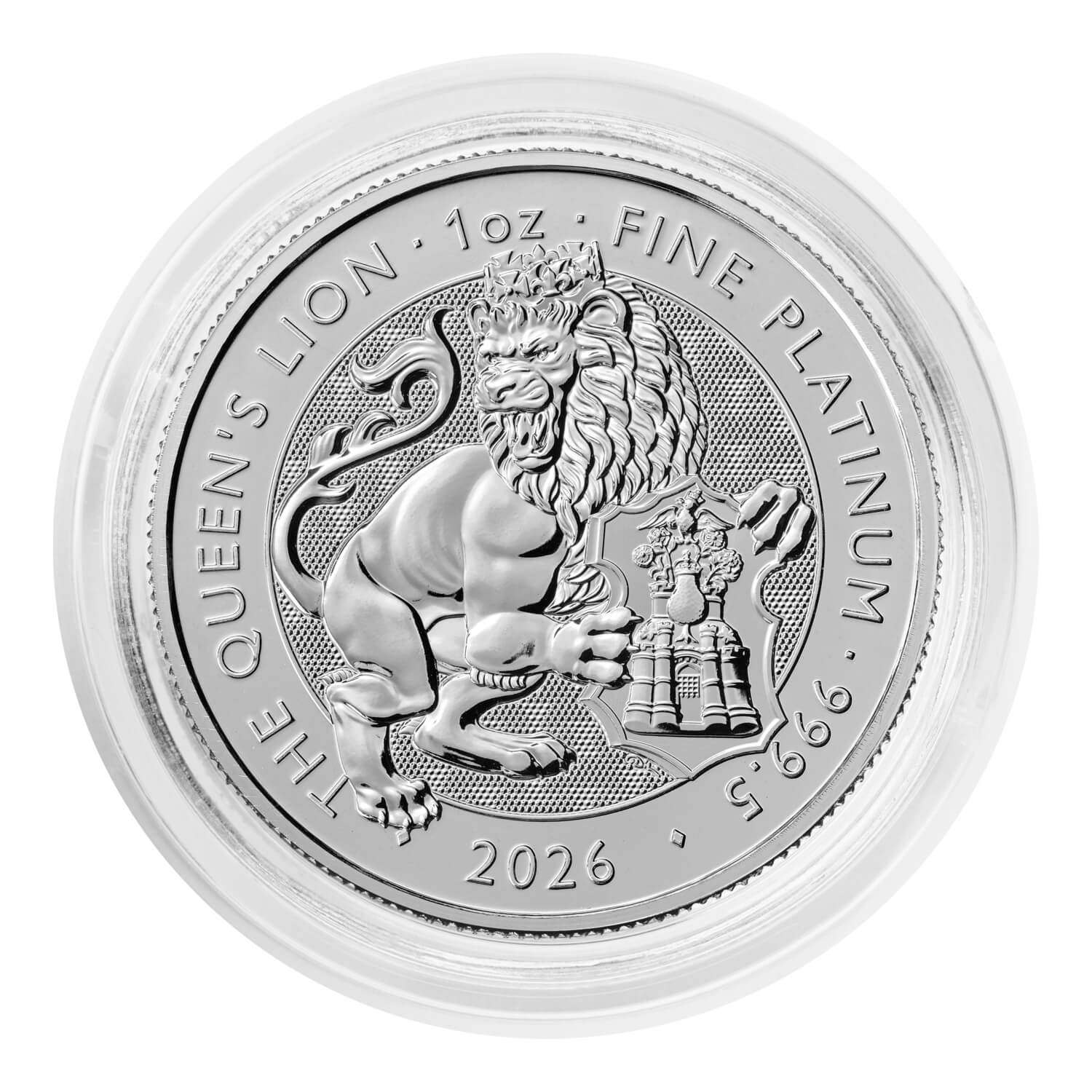 2026 (New) Great Britain The Royal Tudor Beasts The Queen’s Lion Platinum 1 oz Coin - Image 5