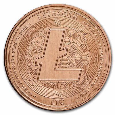 (New) USA Litecoin Copper 1 oz Round