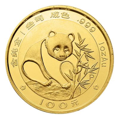 1988 (New) Chinese Panda Gold 1 oz Coin