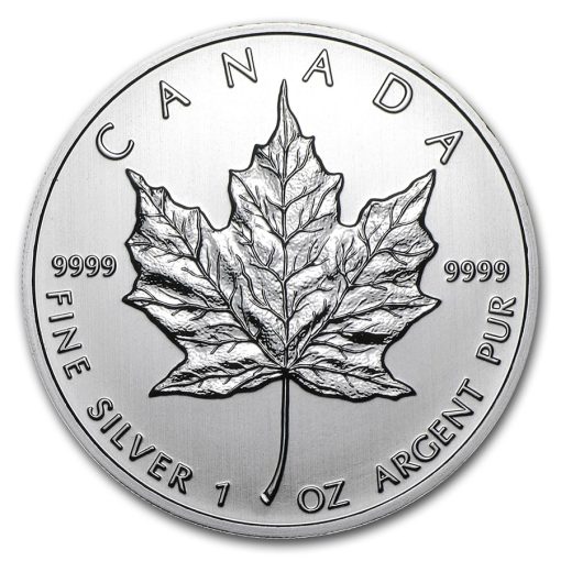 2012 (New) Canadian Maple Leaf Silver 1 oz Coin