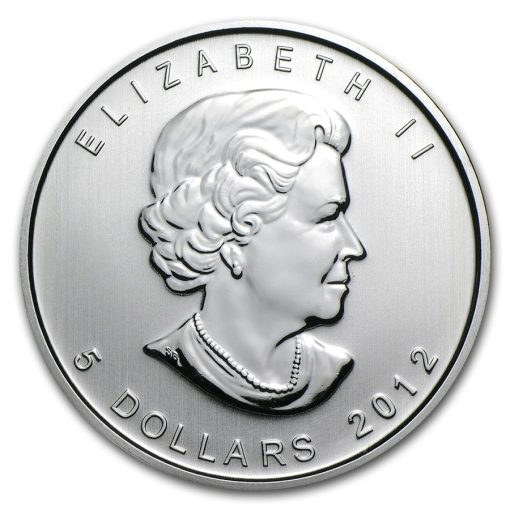 2012 (New) Canadian Maple Leaf Silver 1 oz Coin - Image 2