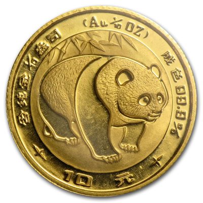 1983 (New) Chinese Panda Gold 1/10 oz Coin