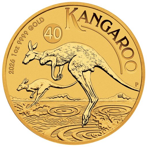 2026年 (新品) オーストラリア「カンガルー 40周年」純金 1オンス 金貨