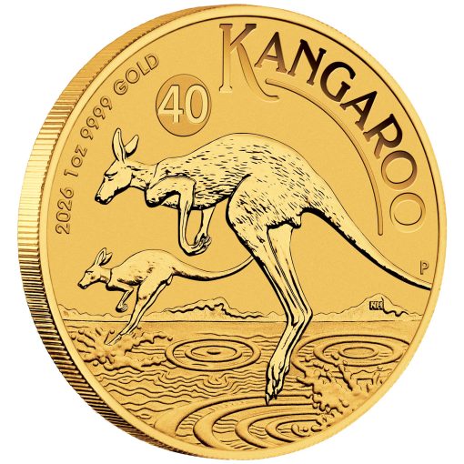 2026年 (新品) オーストラリア「カンガルー 40周年」純金 1オンス 金貨