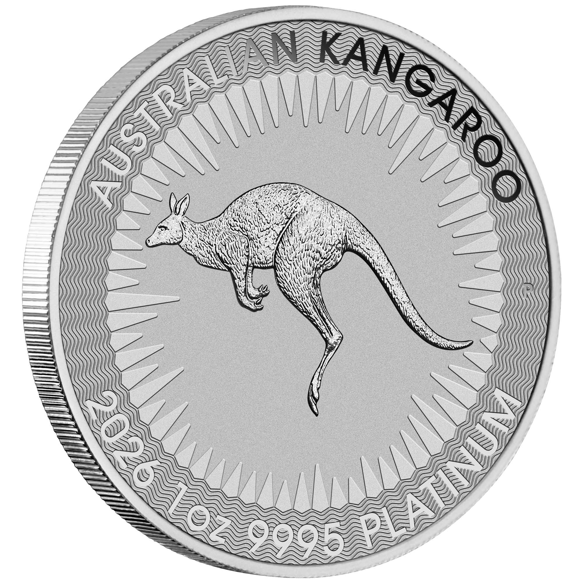 2026 (New) Australian Kangaroo Platinum 1 oz Coin - Image 3