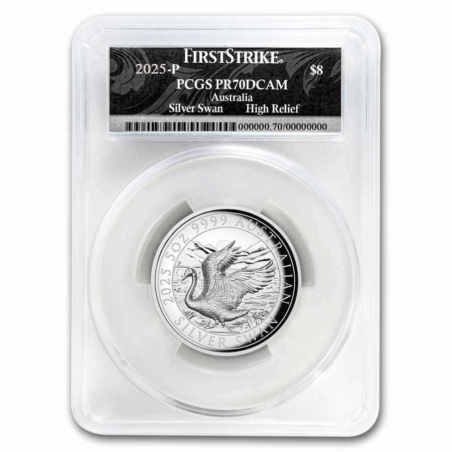 2025年 (新品) オーストラリア「白鳥・ハクチョウ・スワン」純銀