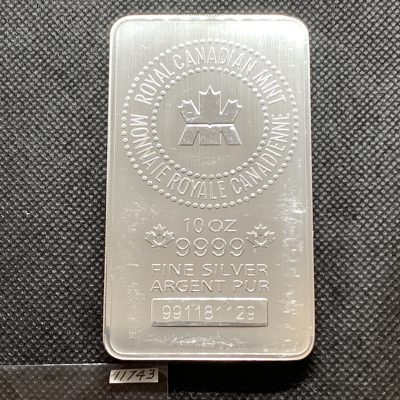 (新品) カナダ 王立造幣局 純銀 10オンス インゴット バー #11743
