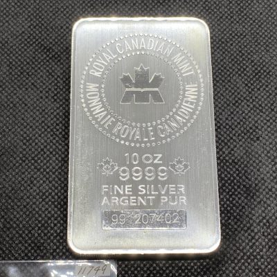 (新品) カナダ 王立造幣局 純銀 10オンス インゴット バー #11749