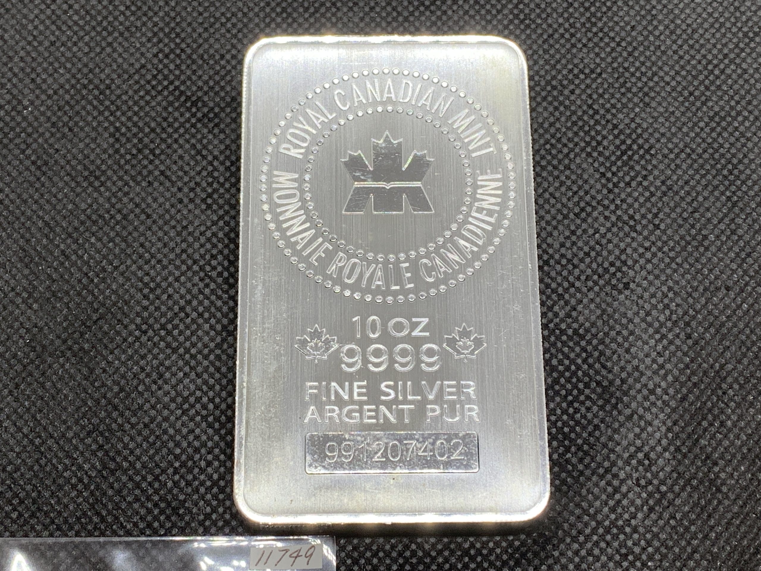 (新品) カナダ 王立造幣局 純銀 10オンス インゴット バー #11749