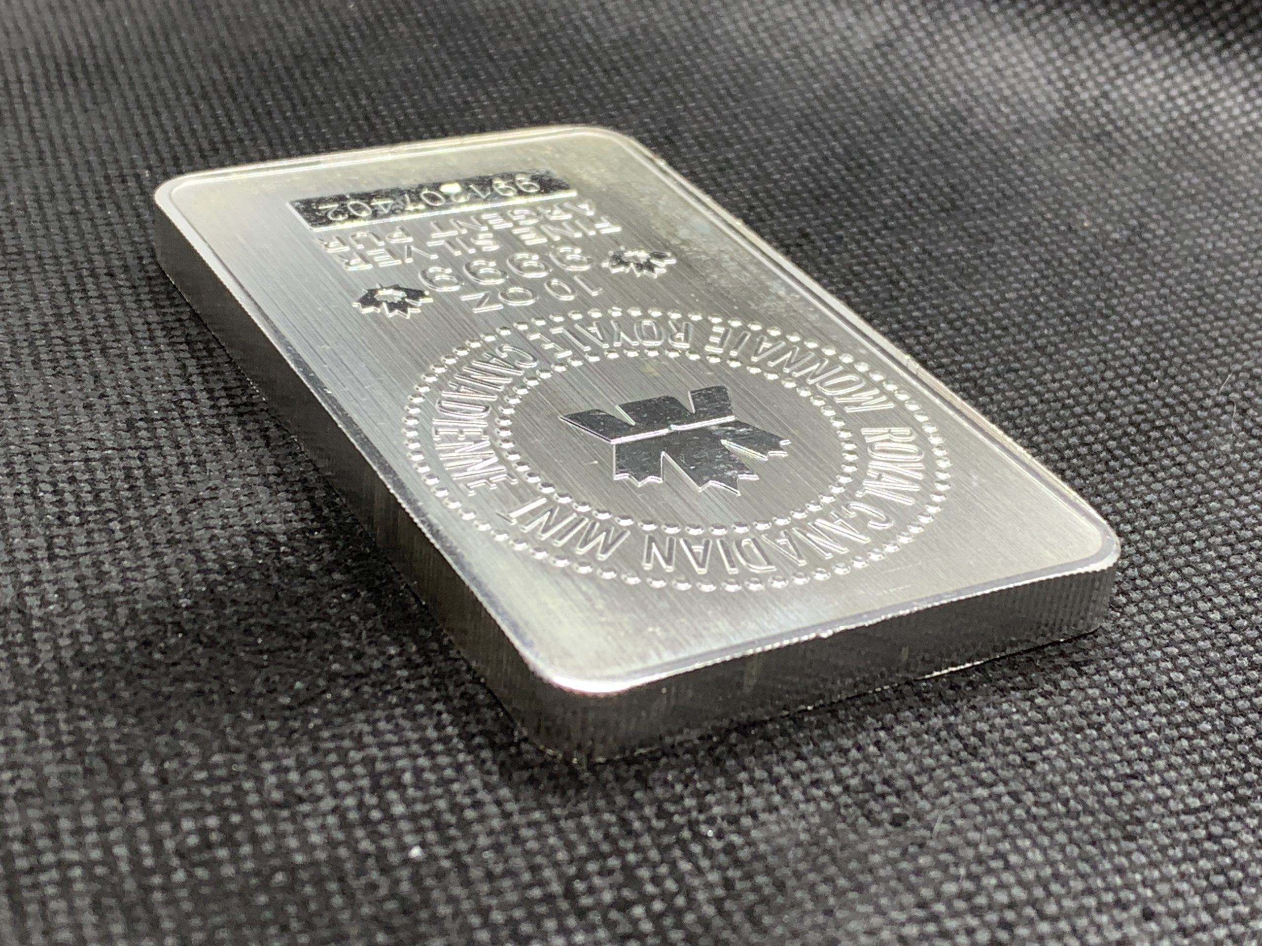 (新品) カナダ 王立造幣局 純銀 10オンス インゴット バー #11749 - 画像 (2)