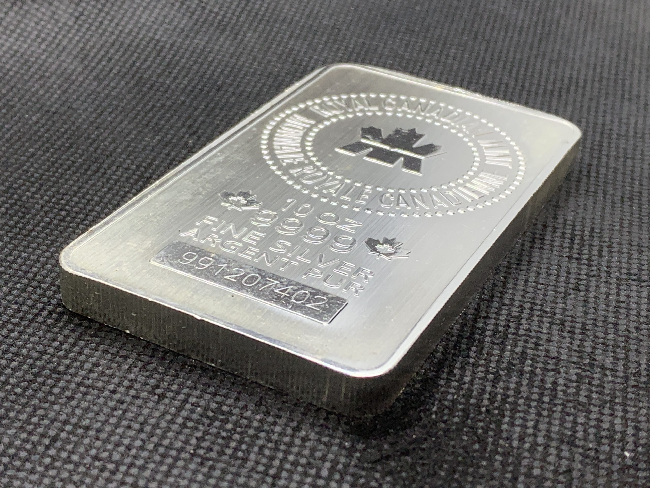 (新品) カナダ 王立造幣局 純銀 10オンス インゴット バー #11749 - 画像 (3)