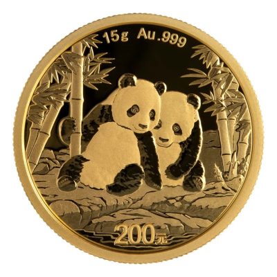 2026年 (新品) 中国「パンダ」純金 15グラム 金貨