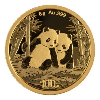 2026年 (新品) 中国「パンダ」純金 8グラム 金貨