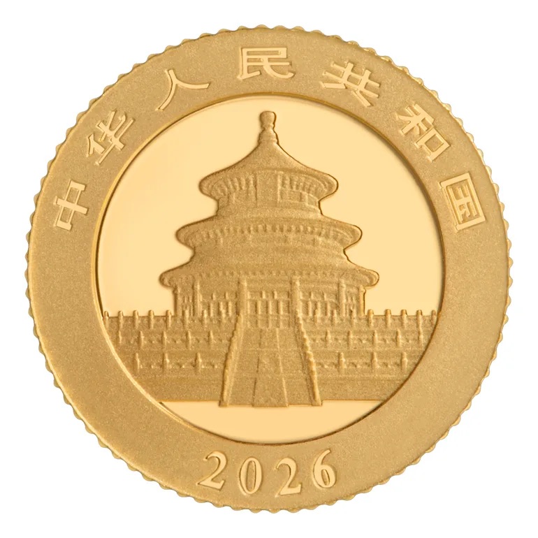 2026 (New) Chinese Panda Gold 1 gram Coin - Image 2