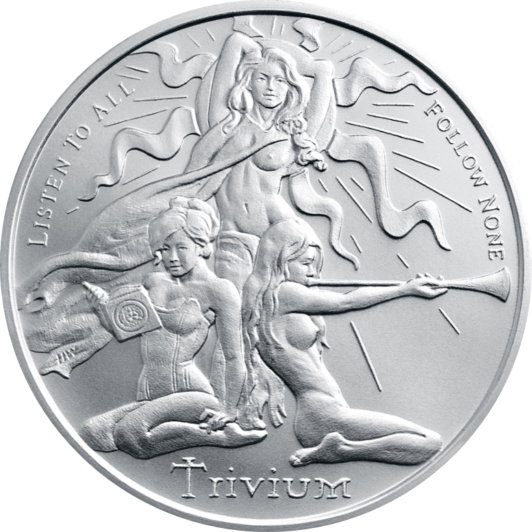 2025 (New) USA Trivium Girls Silver 1 oz Round