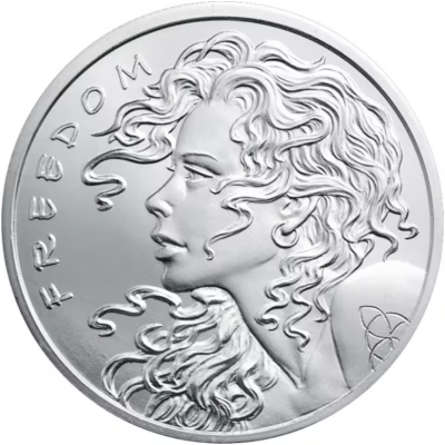 2025年 (新品) アメリカ「自由の少女」純銀 1オンス メダル