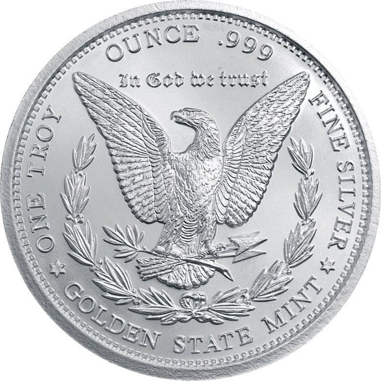 (New) USA Morgan Dollar Silver 1 oz Round - Image 2