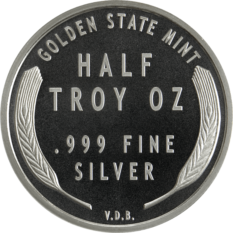 (New) USA Lincoln Wheat Silver 1/2 oz Round - Image 2